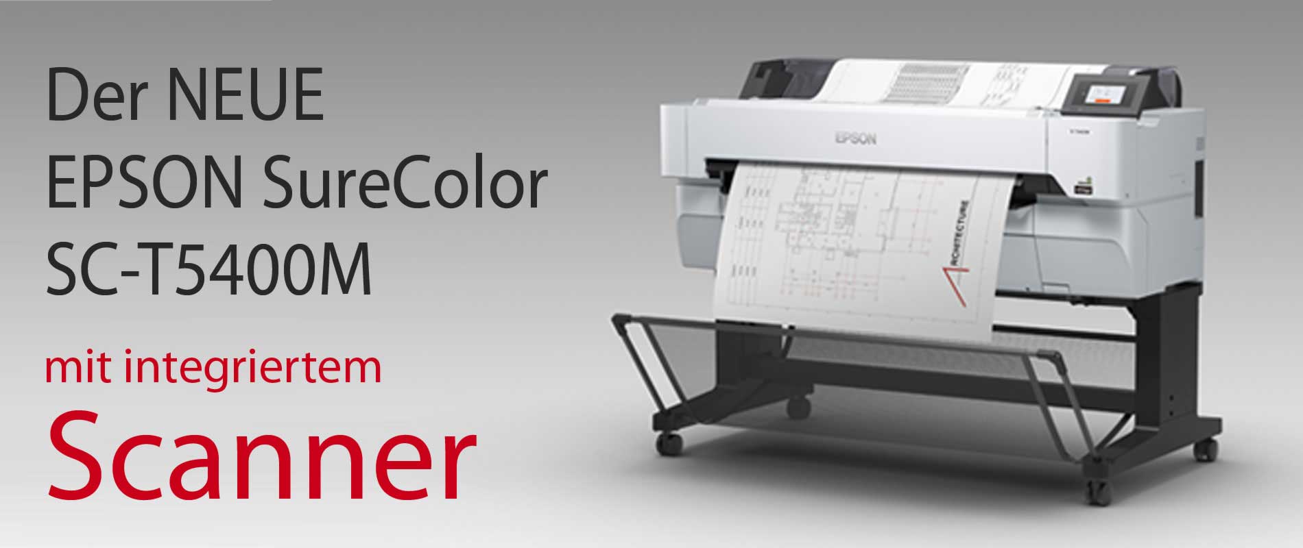 EPSON SureColor SC-T5400M mit integriertem Scanner